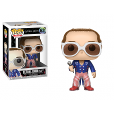 Damaged Box Funko Pop! Music Rocks 63 Elton John Red, White & Blue Pop Vinyl Figure FU26295